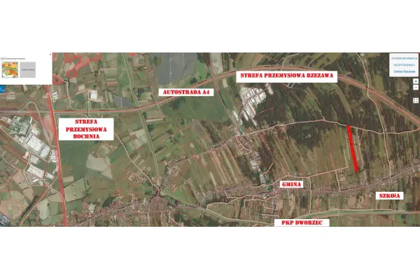 bocheński, Rzezawa, Jodłówka, Jodłówka gmina Rzezawa 2,9ha działka budowlana