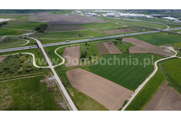 bocheński, Rzezawa, Krzeczów, Autostrada A4 zjazd Bochnia 3,3ha działka PU